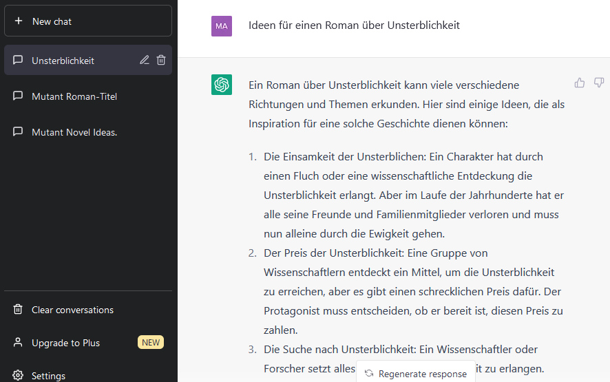 Wie ich meine Geschichten schreibe 4 - Isabella Buchfink ChatGPT