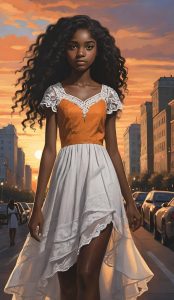 Die Protagonistin Sarah