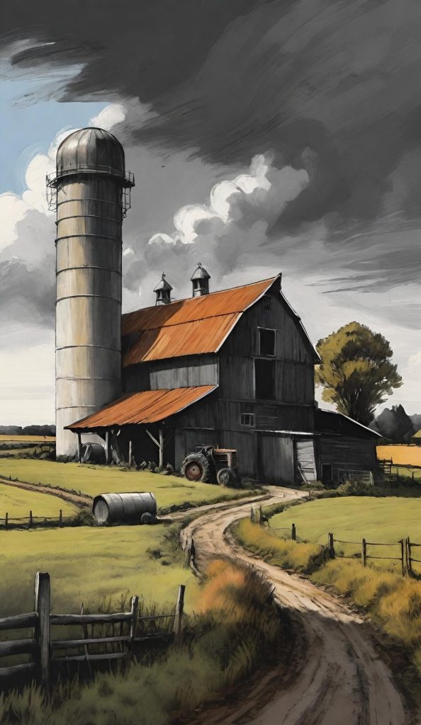 Fantastische Landschaften 7 - Isabella Buchfink Aussiedlerhof