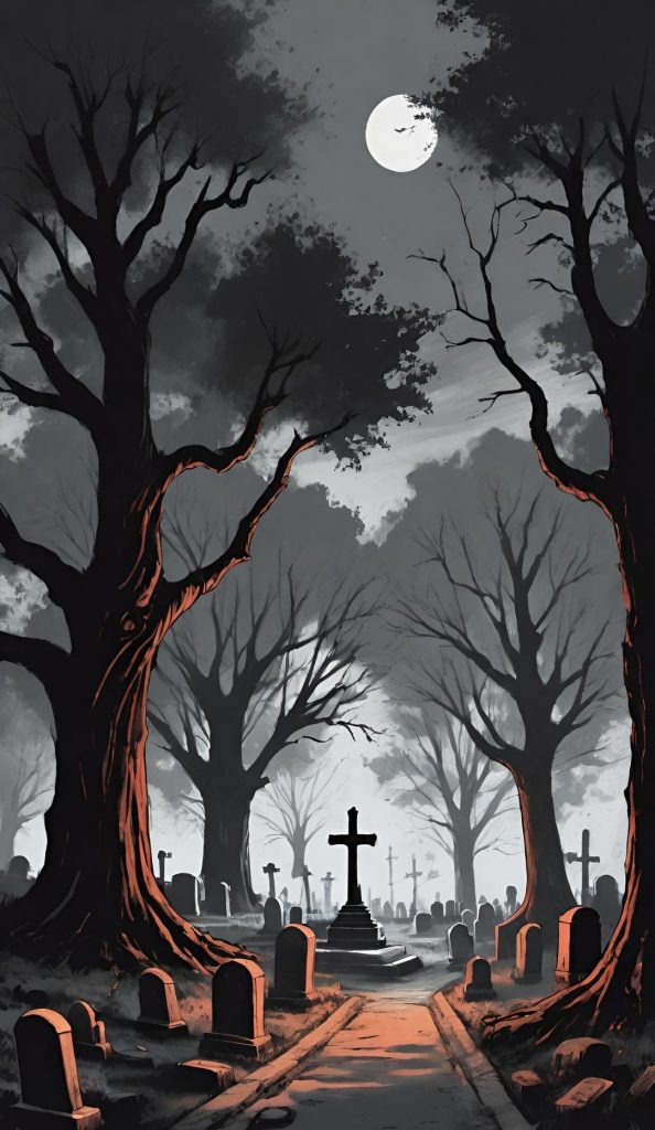 Fantastische Landschaften 20 - Isabella Buchfink Friedhof
