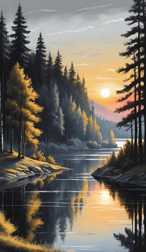 Fantastische Landschaften 18 - Isabella Buchfink See