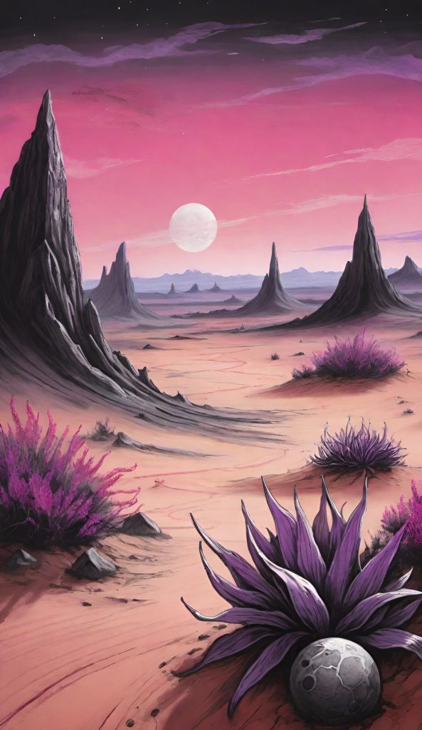 Fantastische Landschaften 34 - Isabella Buchfink Oberfläche