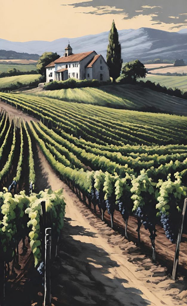Fantastische Landschaften 29 - Isabella Buchfink Vineyard