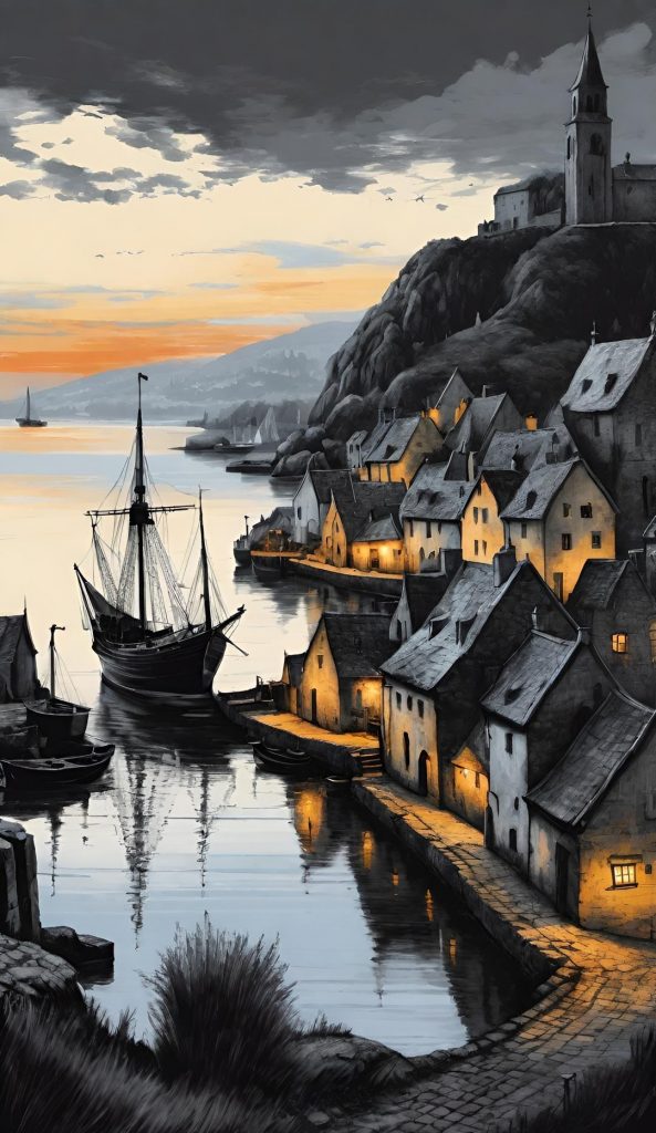 Fantastische Landschaften 28 - Isabella Buchfink Wrentsard Wharf