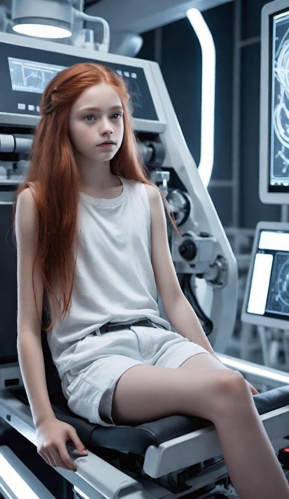 Illustrationen für "Ungestillte Sehnsucht" 3 - Isabella Buchfink Eine futuristische Maschine