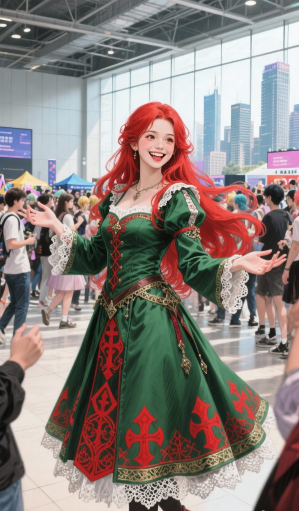 Bianca auf dem Cosplay-Event