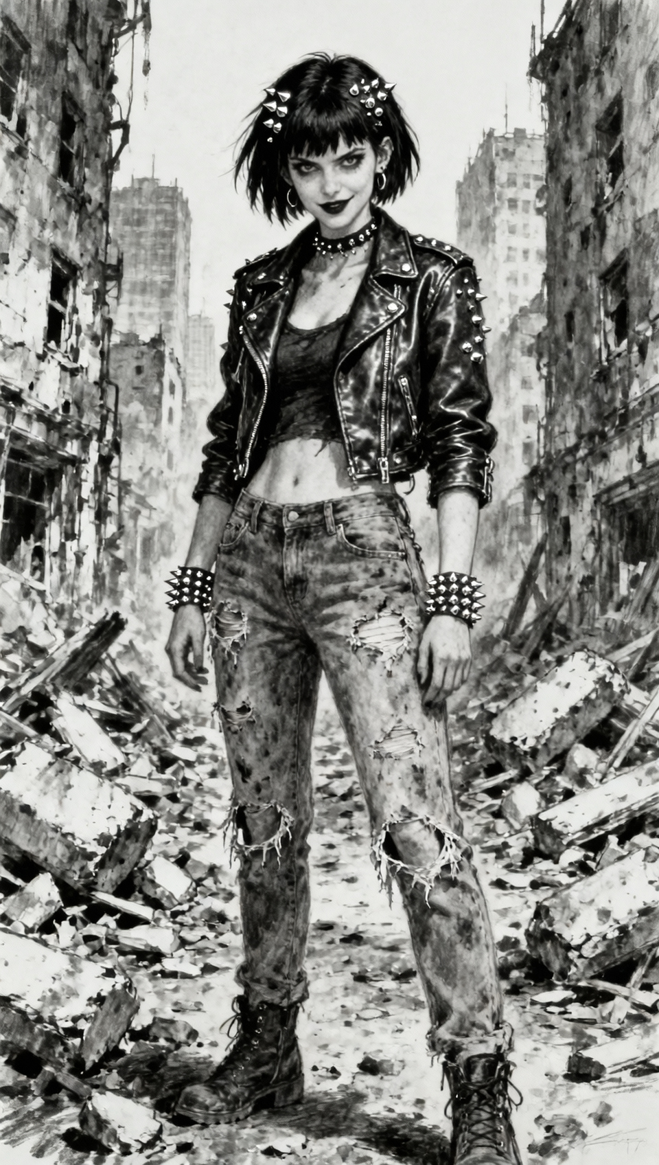 Ellen, die Protagonistin in der Geschichte "Die Ruinen der Zukunft" Ellen, die Protagonistin in der Geschichte "Die Ruinen der Zukunft"